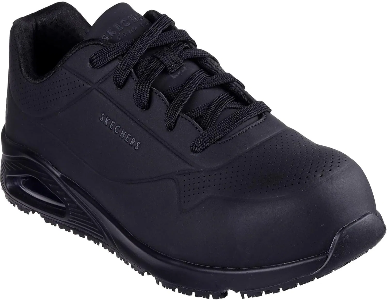 Мужские кроссовки Skechers UNO Sr - Doltin Comp Toebau, Black Synthetic