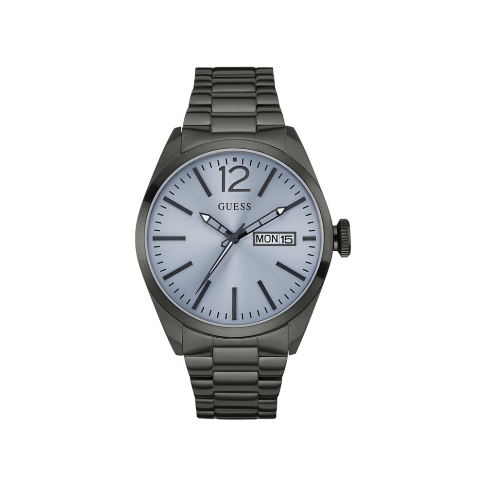 

Серые стальные часы GUESS