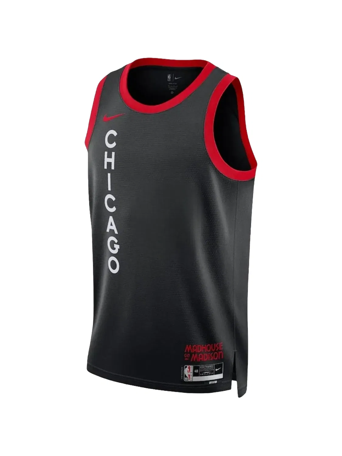 Топ NBA City Chicago Bulls Swingman Nike, черный