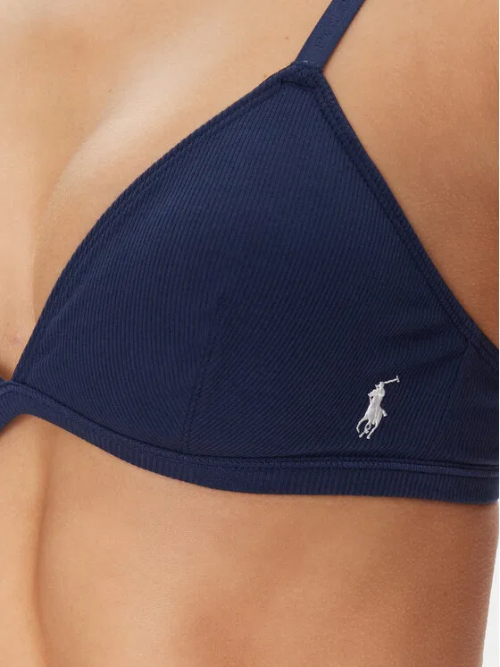 Бесшовный бюстгальтер Polo Ralph Lauren, темно-синий — фото 4