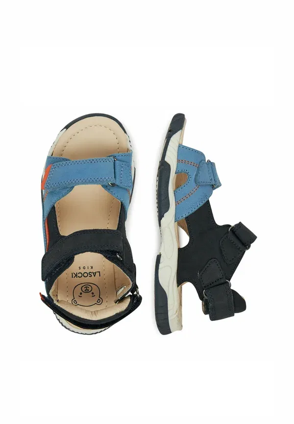 Сандалии кожаные walking sandals Lasocki Kids, синий — фото 3