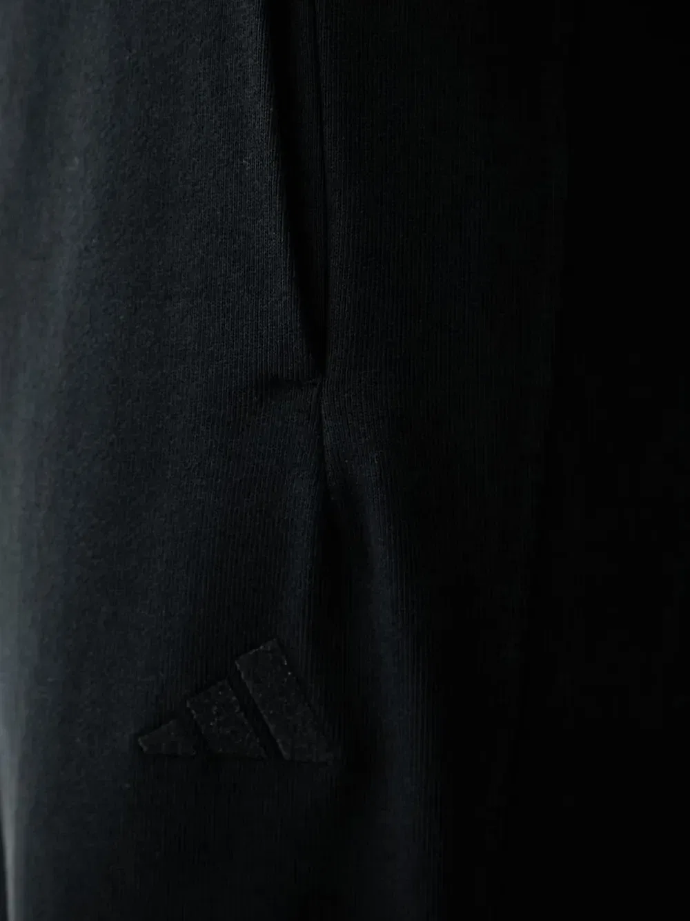 Штаны спортивные с вышитым логотипом Adidas, черный — фото 4
