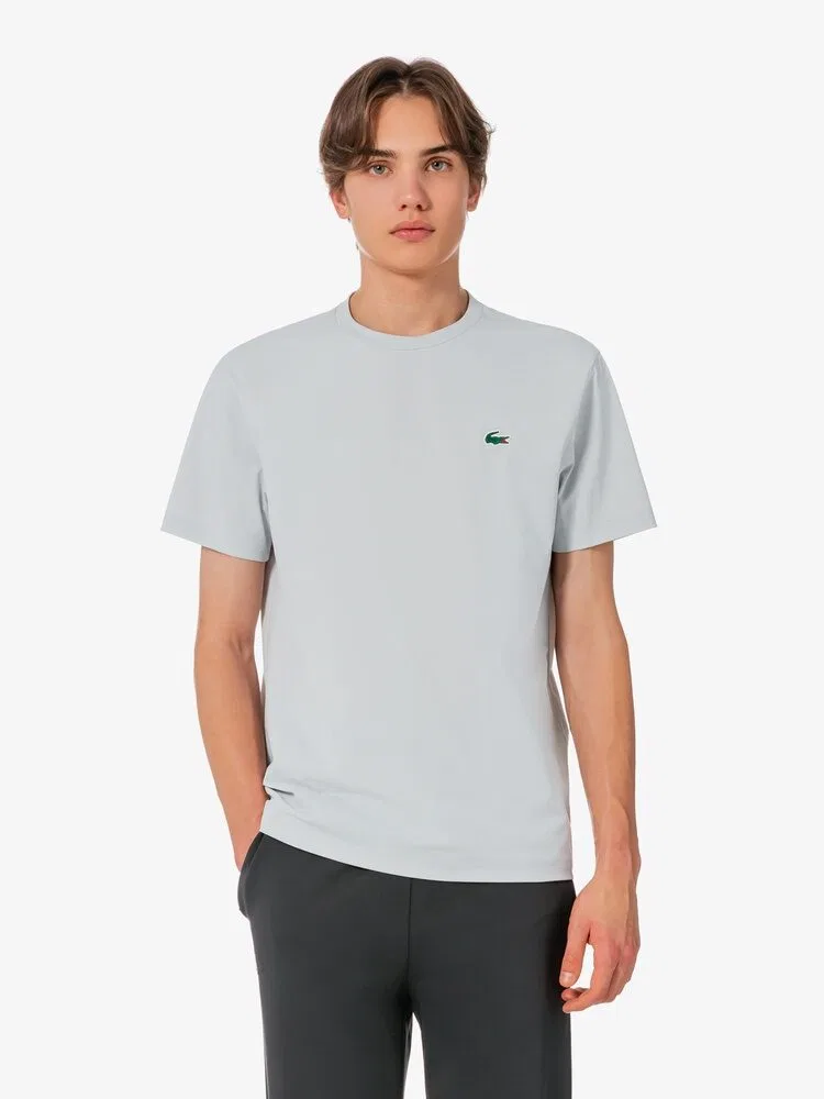 Футболка с коротким рукавом функциональная LACOSTE, Silver — фото 4