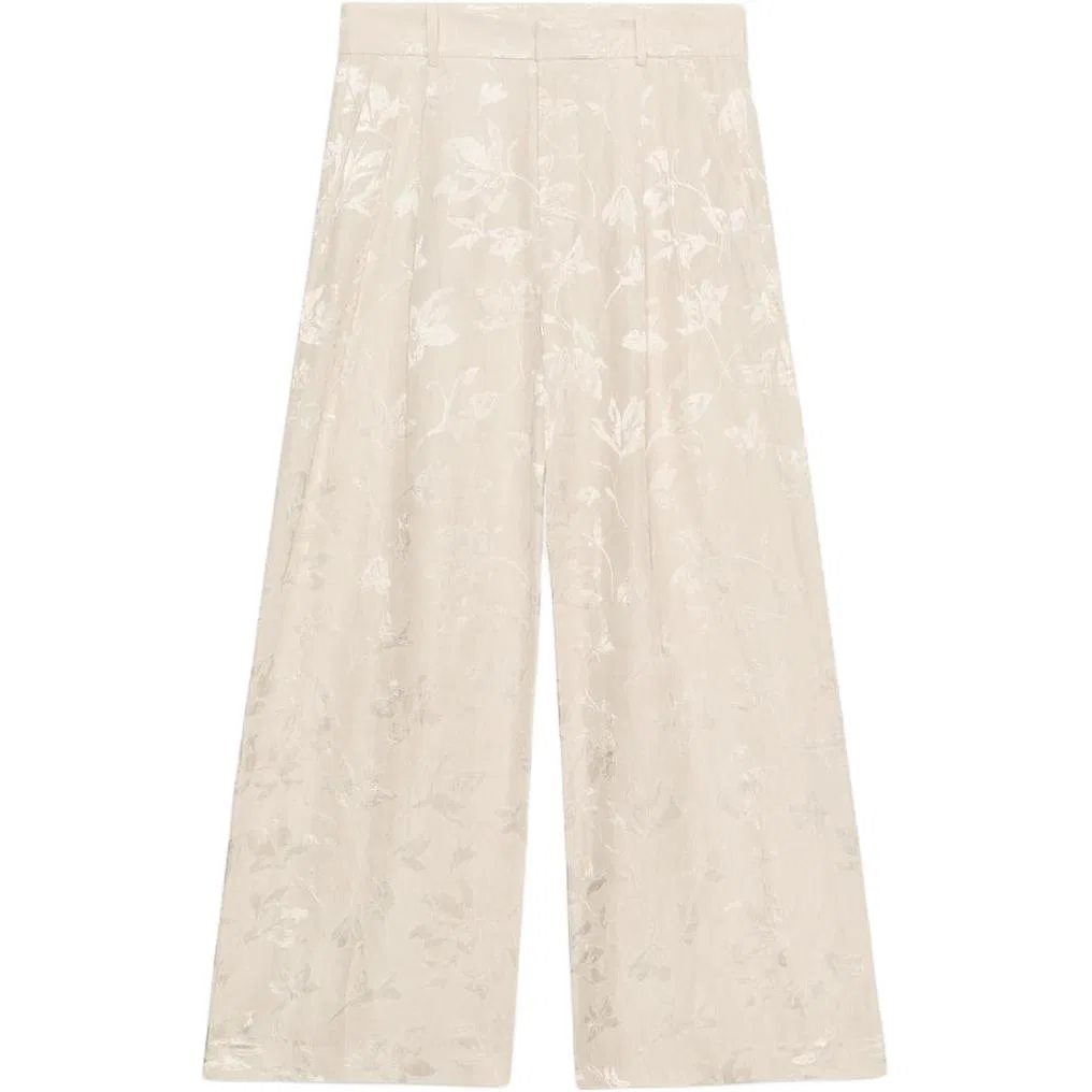 Женские брюки повседневные ZW Casual Pants White ZARA, Raw White