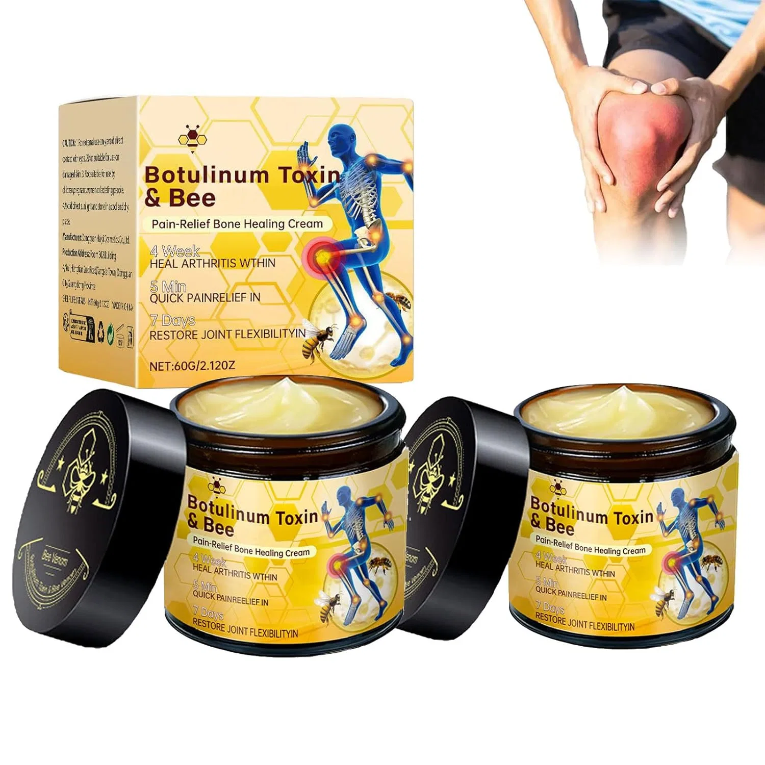 Крем для тела Bee Venom, 2 шт, 60 г Generisch