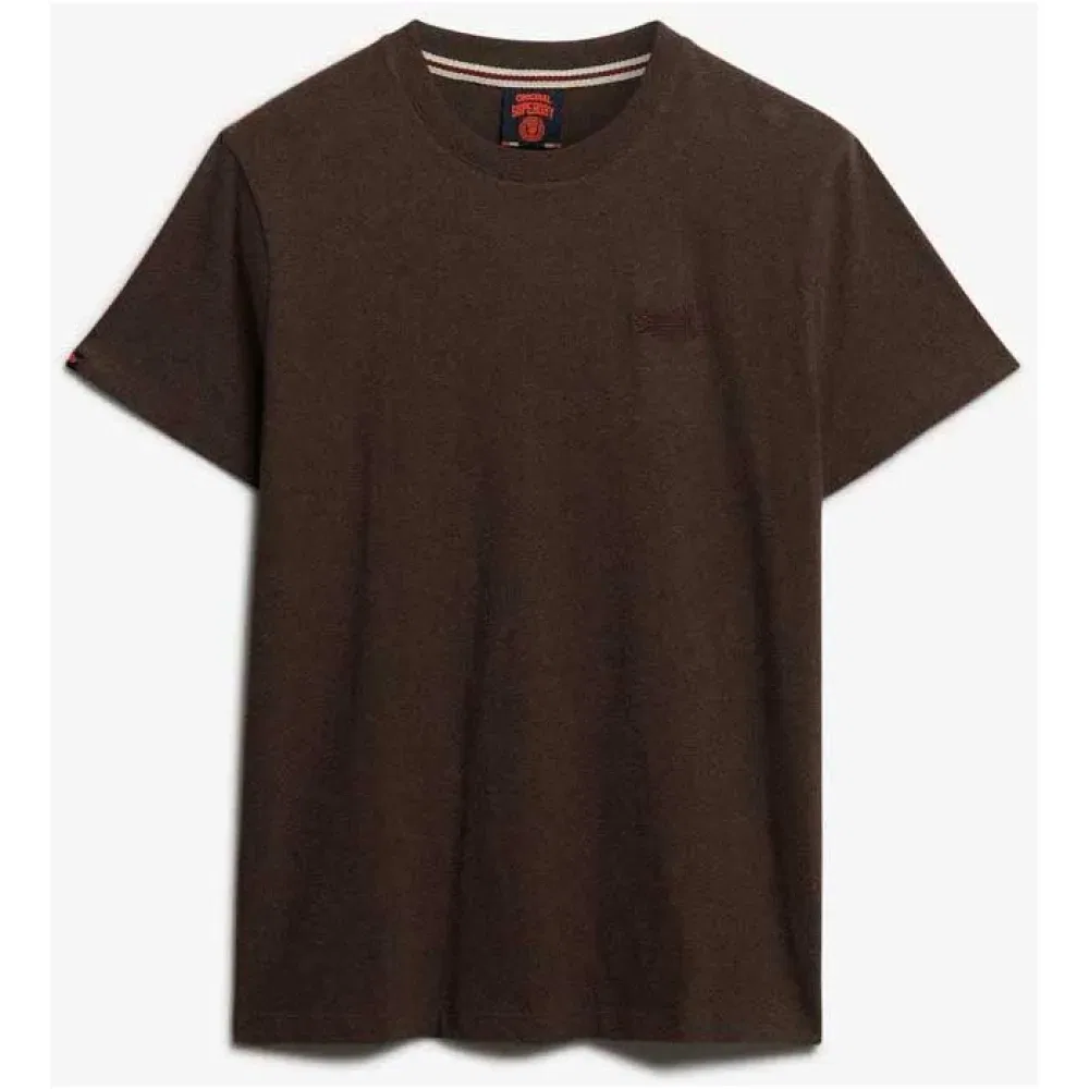 Футболка с коротким рукавом с вышивкой Vintage Logo Superdry, коричневый — фото 3