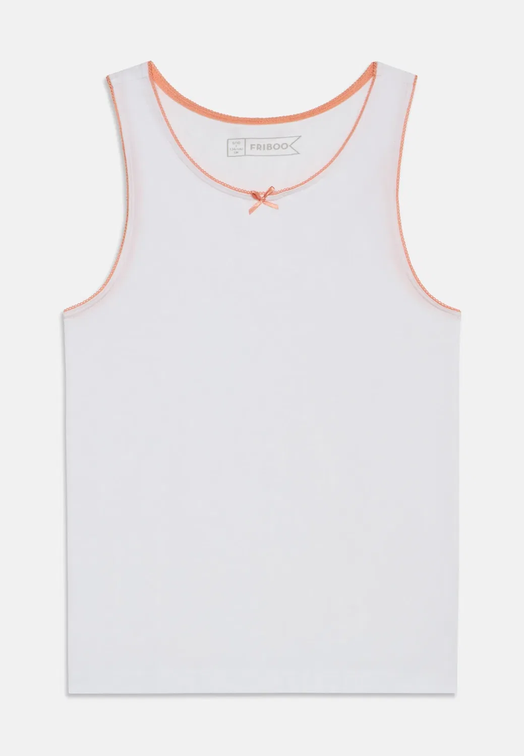 5 упаковок - майка Friboo By Zalando, White — фото 3
