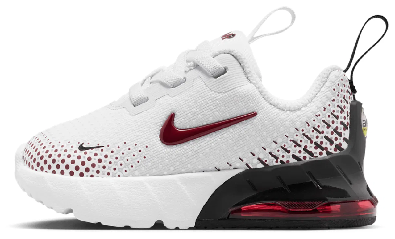 Кроссовки для мальчиков Air Max Phoenix Nike, цвет White/Team Red/Black — фото 2