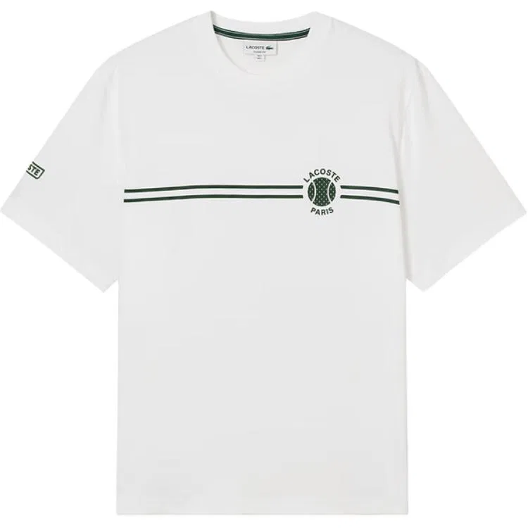 Мужская футболка с принтом и вышивкой Lacoste, Navy Blue/166 — фото 3