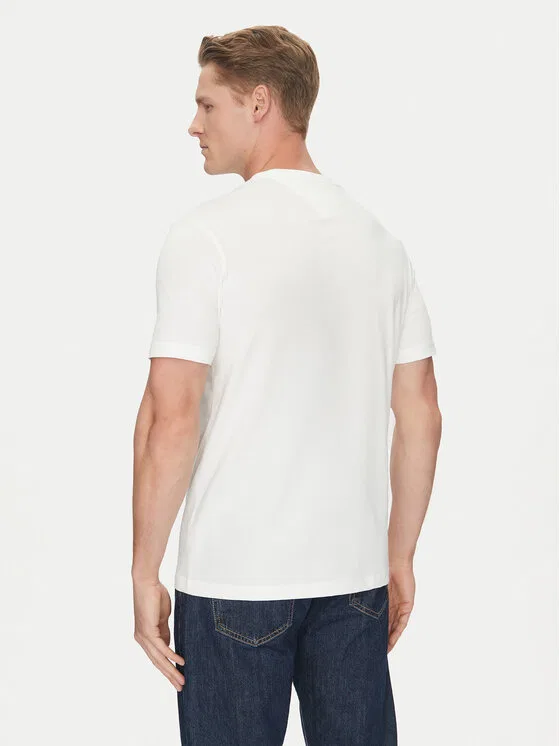 Футболка regular fit Center Stack Tommy Hilfiger, белый — фото 3