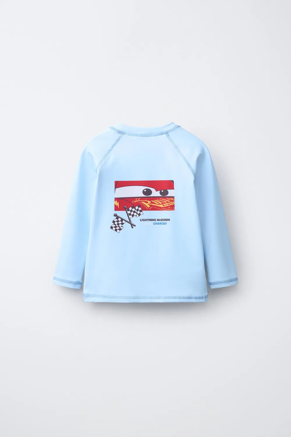 1-6 ЛЕТ / ТАЧКИ МОЛНИЯ МАККУИН DISNEY ЗАЩИТНАЯ РУБАШКА ОТ СЫПИ ZARA, Blue — фото 2