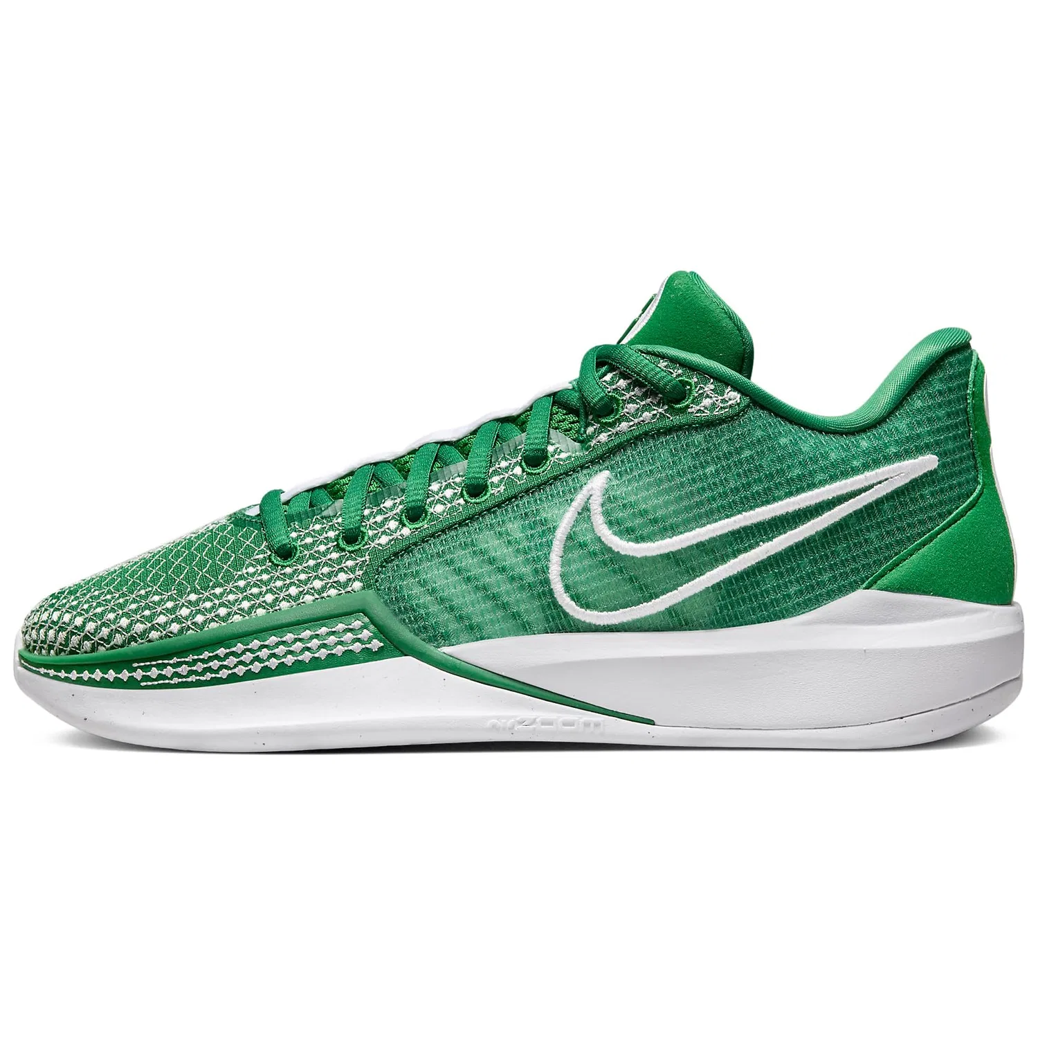 Детские баскетбольные кроссовки Sabrina 1 NIKE, Green Apple White