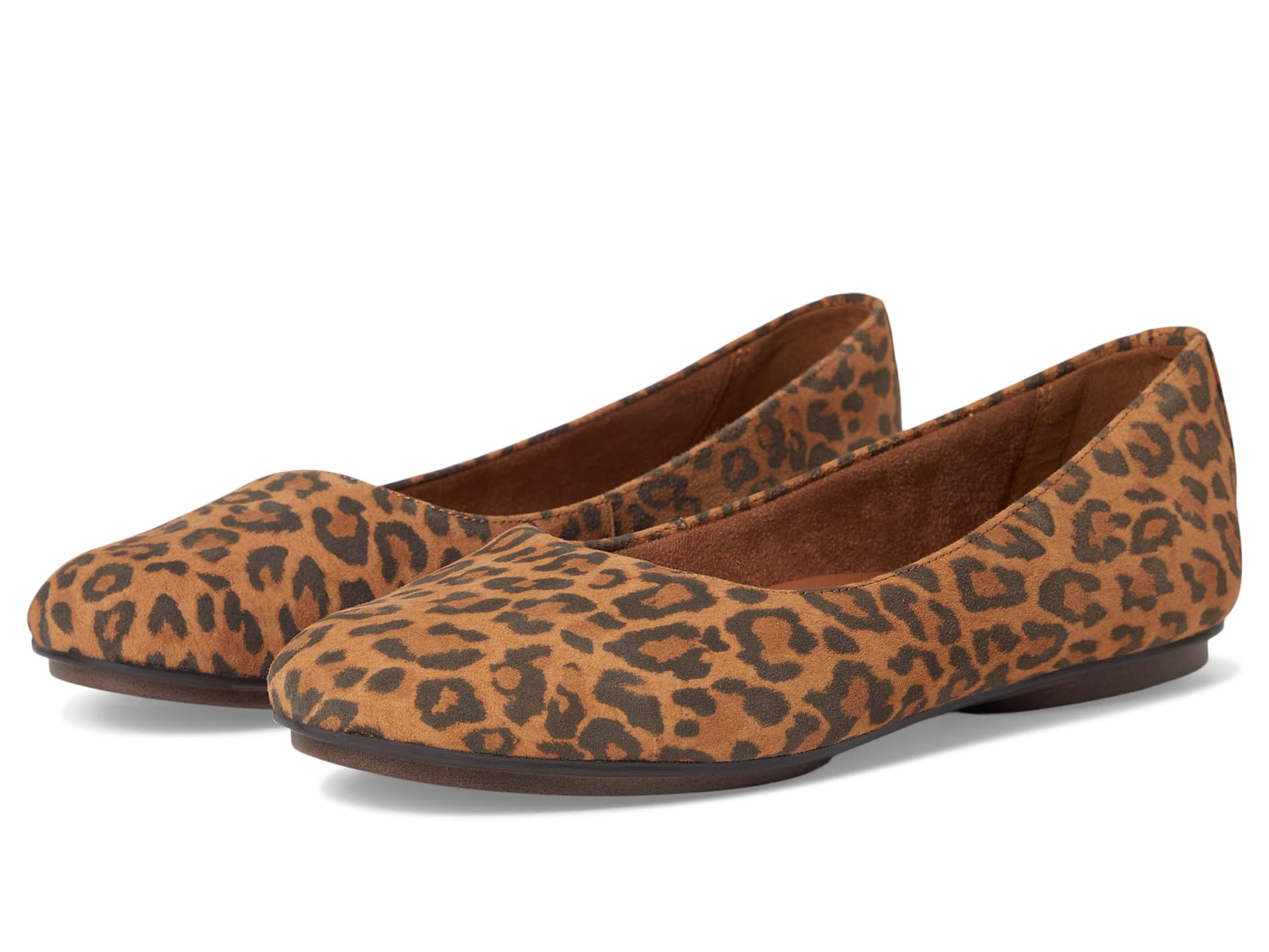 Балетки Naturalizer Maxwell, Desert Tan Leopard Print Suede