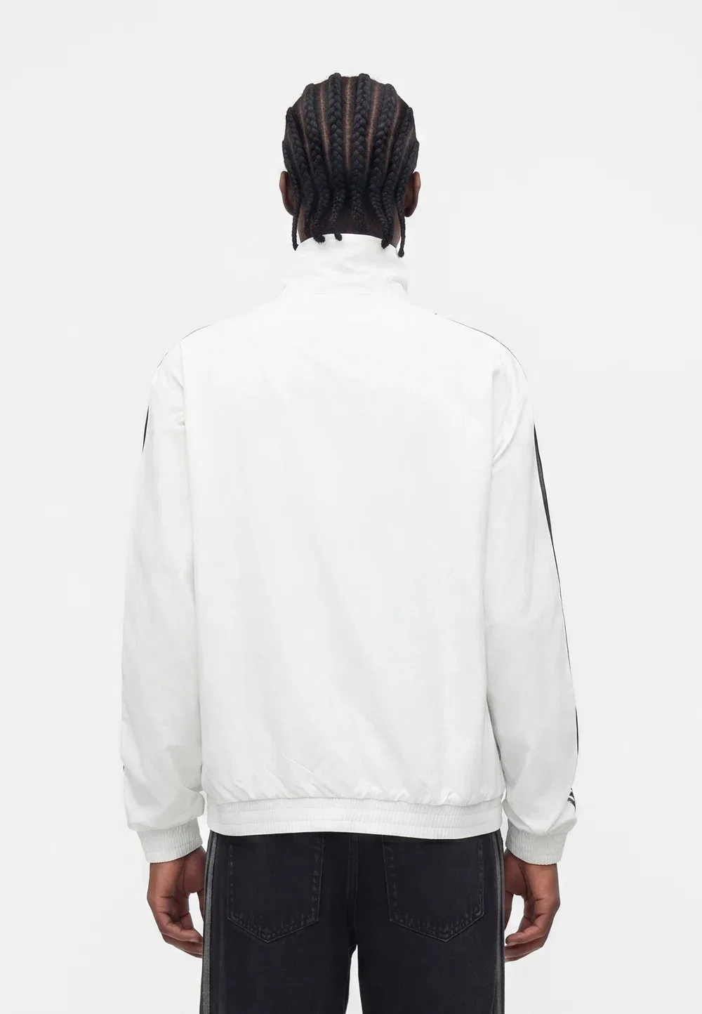 Firebird - тренировочная куртка Adidas Originals, White/Black — фото 3