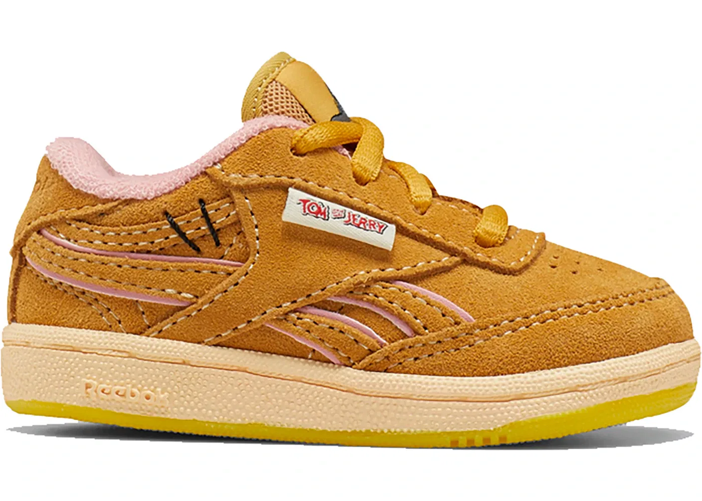 Детские кроссовки с принтом Reebok Club C Revenge Reebok, Bold Brass/Bold Brass-Quiet Pink