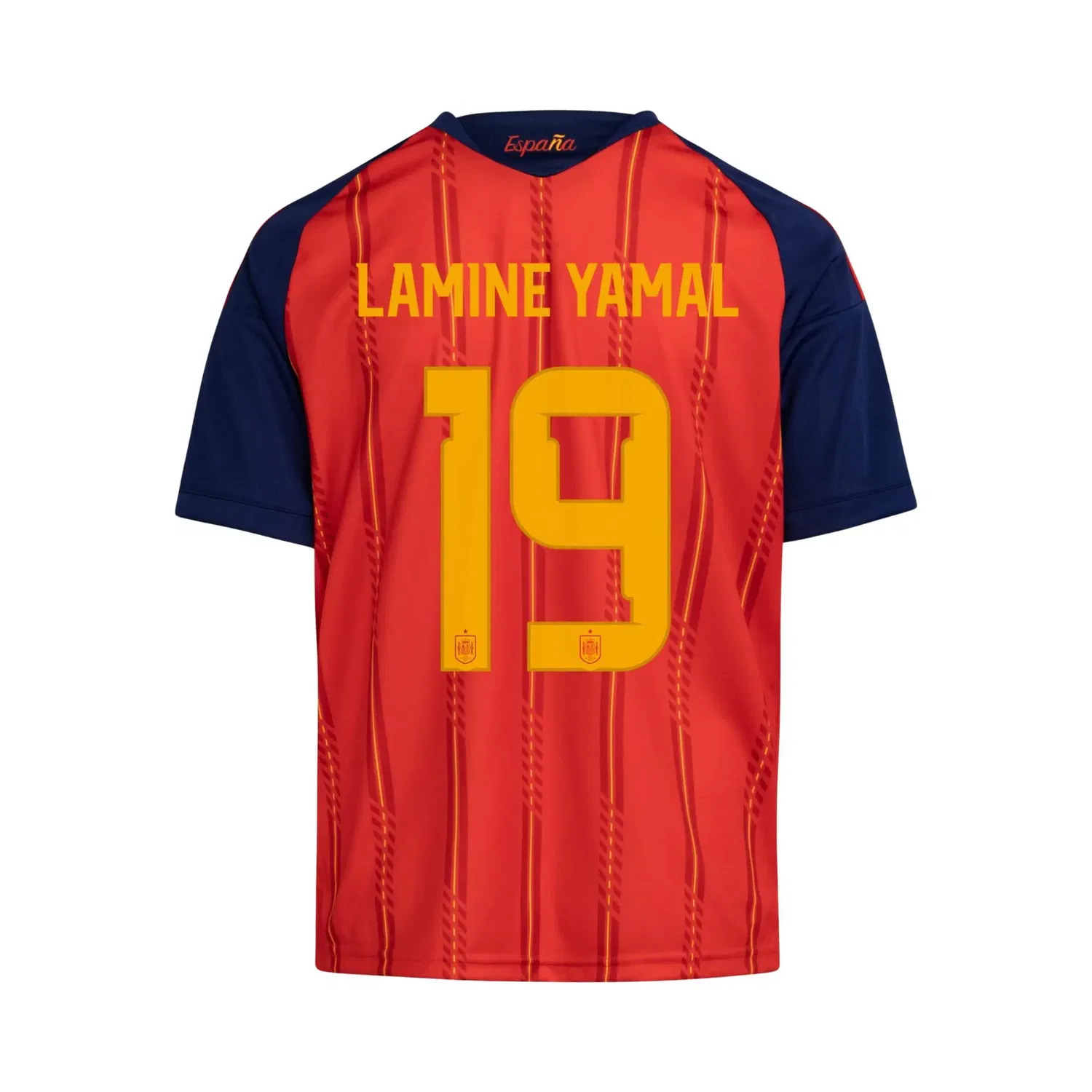 Футболка Adidas Spain 26 Home Yamal Jersey GS, красный — фото 3