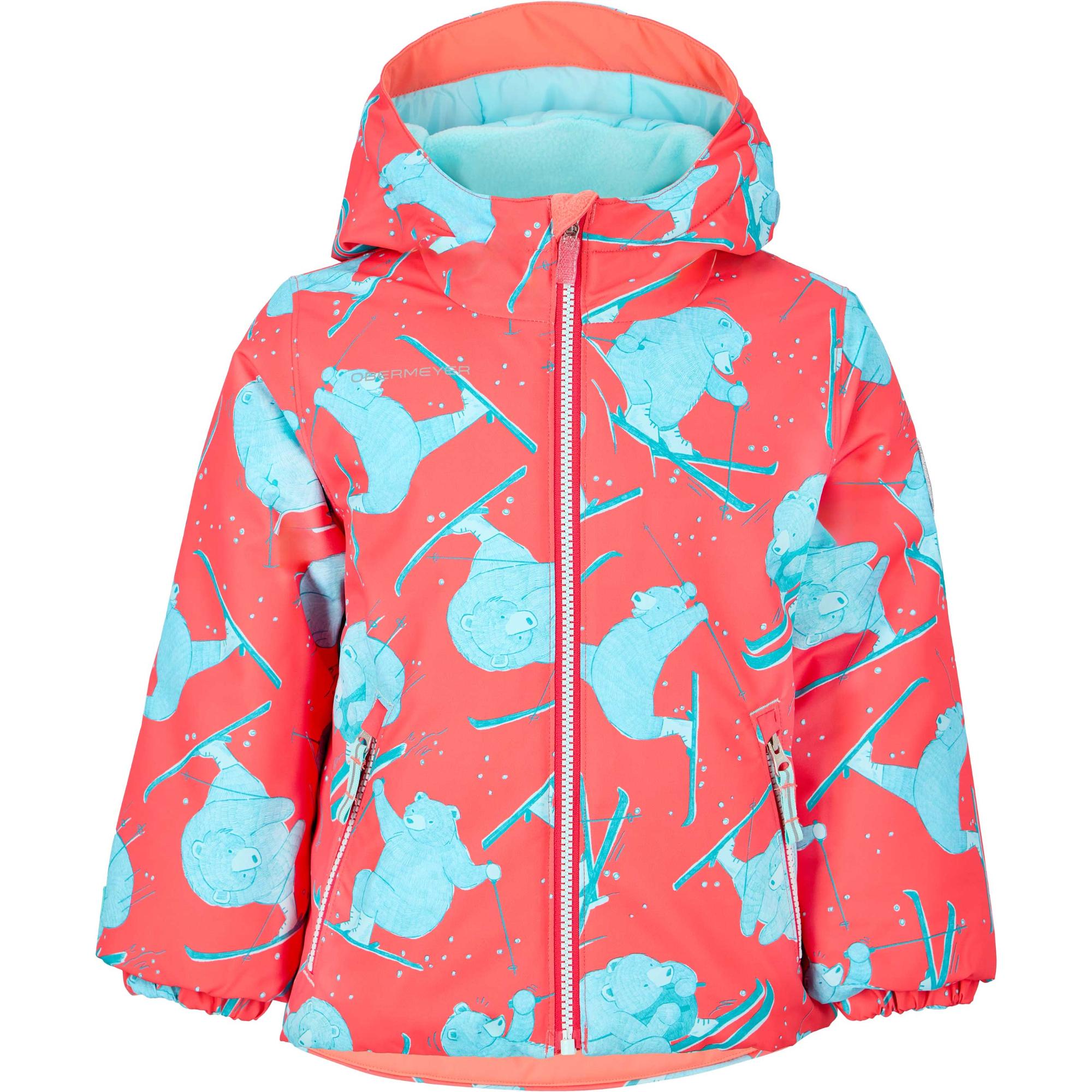 Зимняя куртка Ашор для маленьких девочек Obermeyer, Daffy Dayz Pink — фото 4