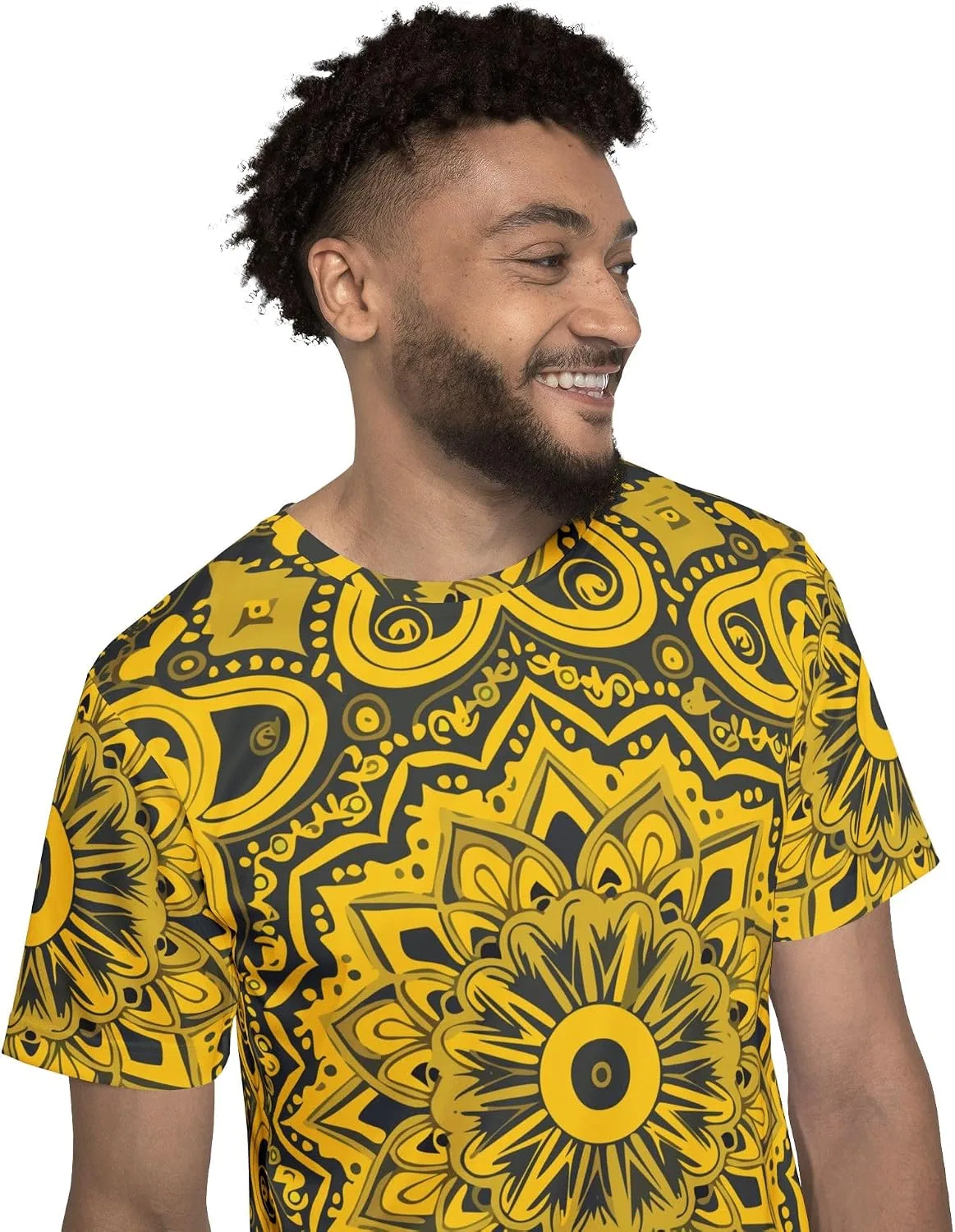 Футболка с индийским принтом Mandala Tee, Multicolor — фото 3