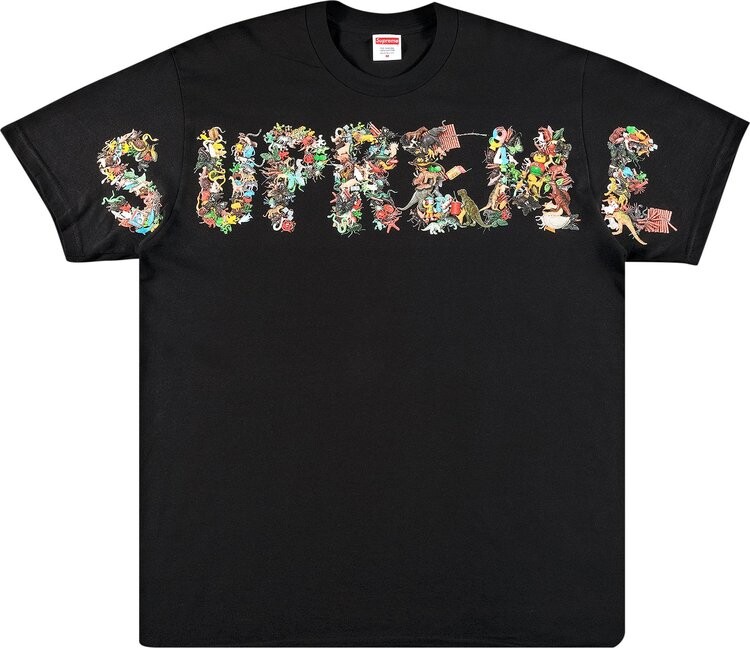 

Футболка Supreme Toy Pile Tee 'Black', черный
