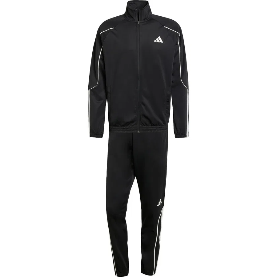 Спортивный костюм с тремя полосами Stadium 3-Stripes Tracksuit adidas, Черно-белый — фото 3