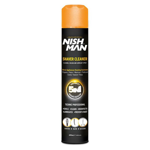 

Спрей для бритвы 5в1, 400 мл Nishman Shaver cleaner