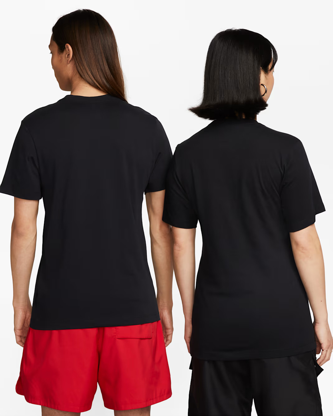 Комплект футболок Nike Sportswear Club, 2 предмета, черный — фото 3