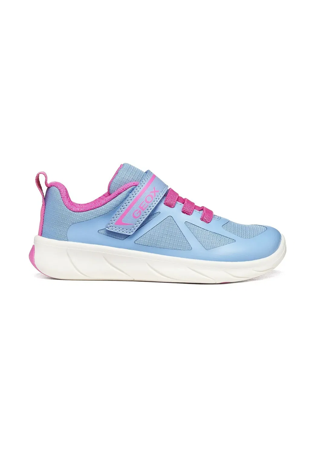 J бегунья - кроссовки Geox, Light Blue Fuchsia
