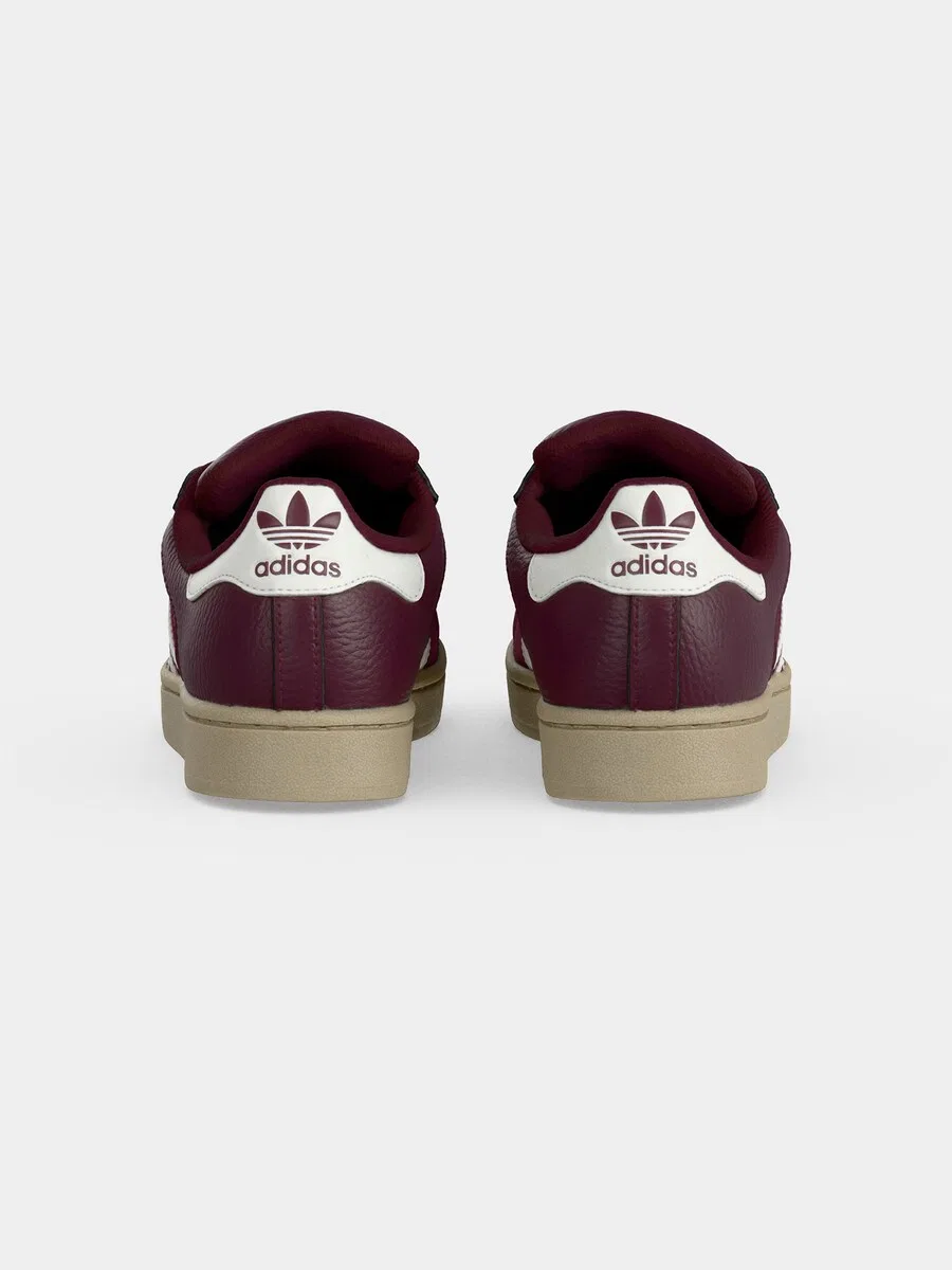 Кроссовки ADIDAS ORIGINALS 'SUPERSTAR II J' в бордовом цвете — фото 3