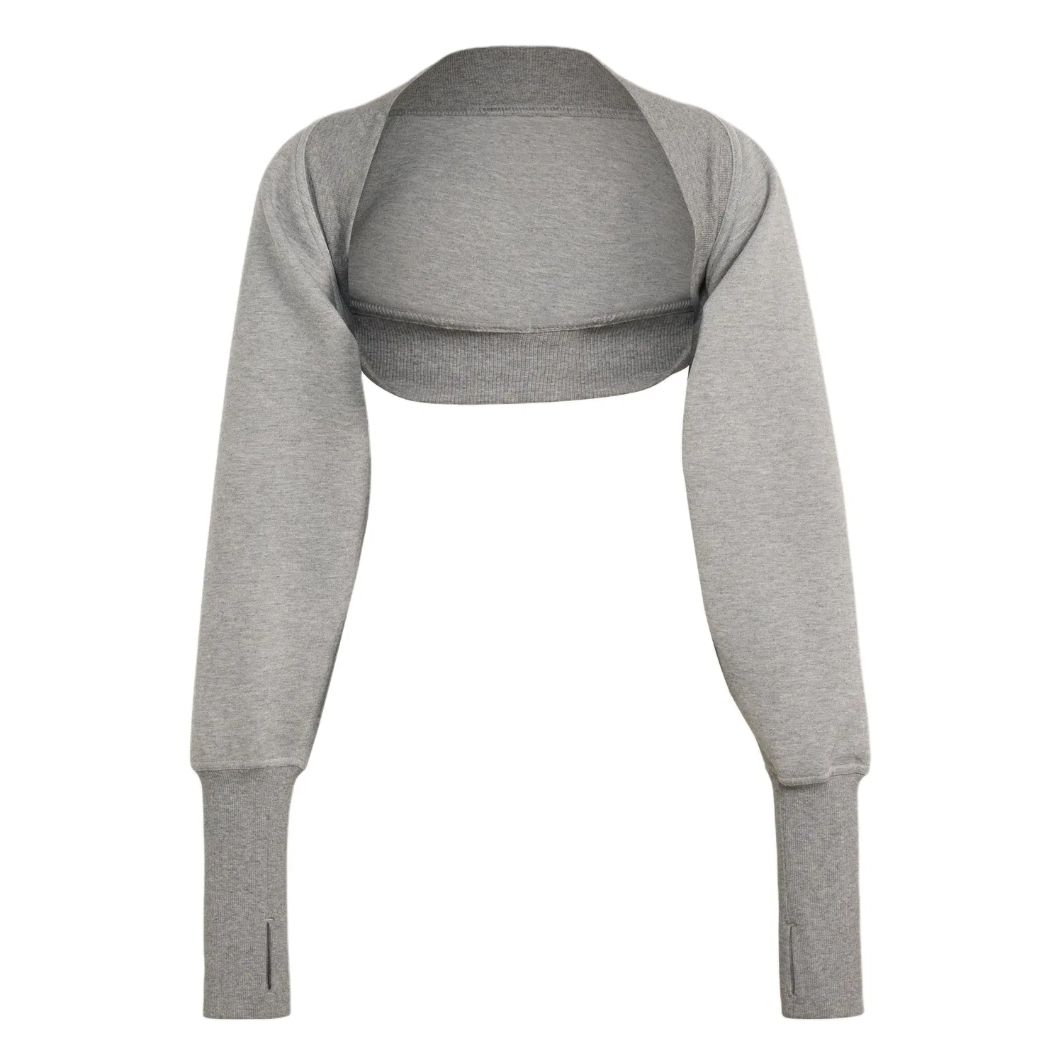 Женское укороченное пальто с водолазкой Adidas, Basic Heather Gray