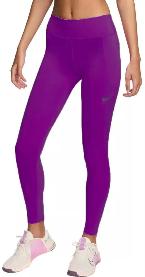 Женские леггинсы с высоким поясом Nike W NSW Essential GX HR JDI, Violett — фото 4