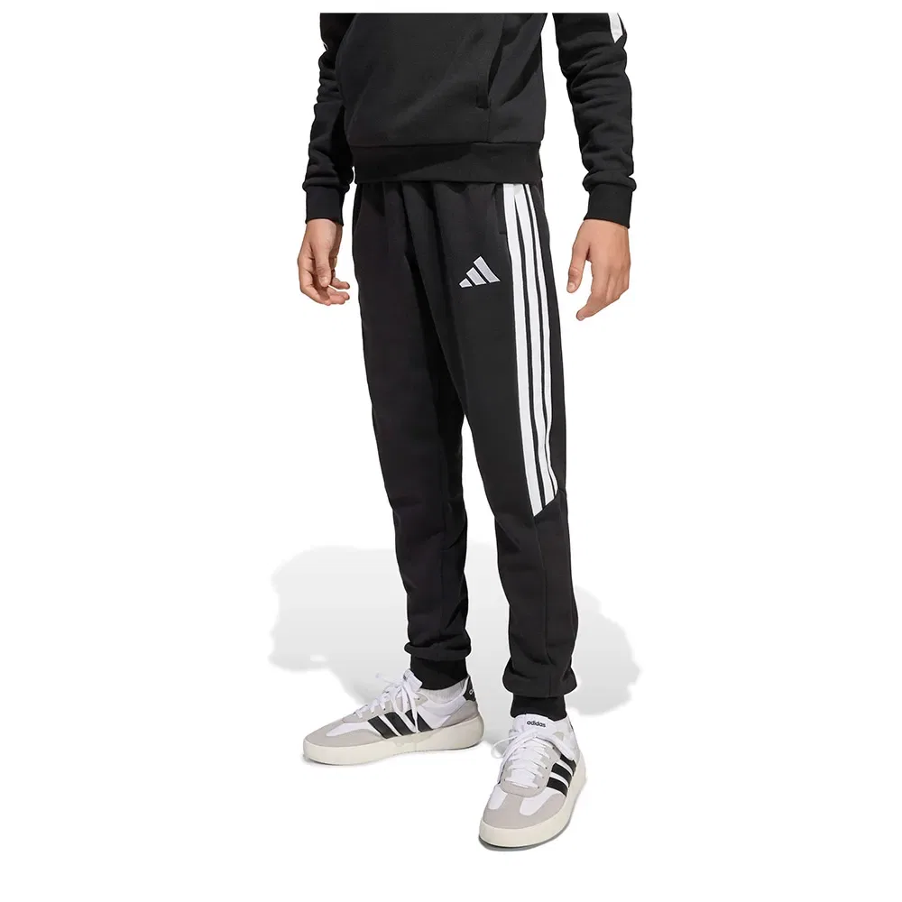 Детские спортивные штаны с флисом Tiro 26 League Sweat Adidas, Black