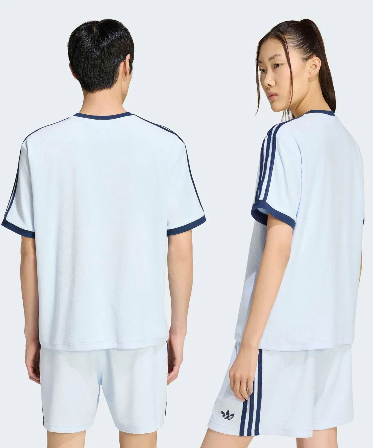 Футболка свободного кроя с графическим принтом Terry Kari Adidas, Blue — фото 2