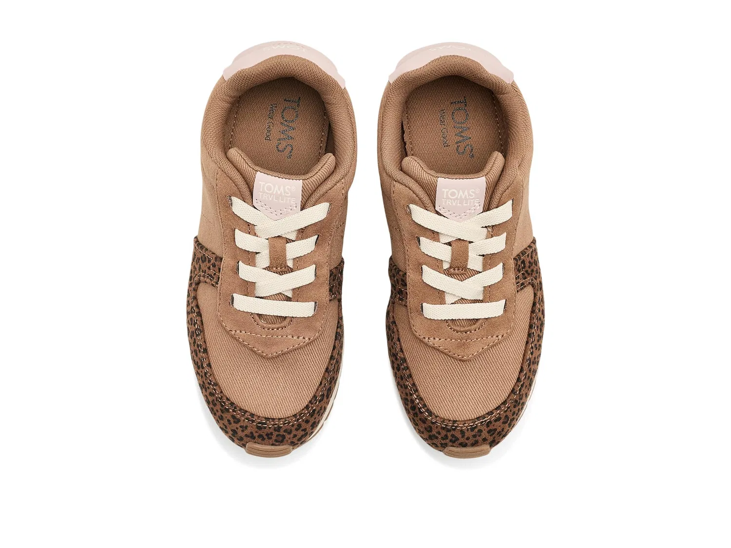 Кроссовки TRVL Lite Retro (для маленьких и больших детей) Toms Kids, Light/Pastel Brown — фото 3