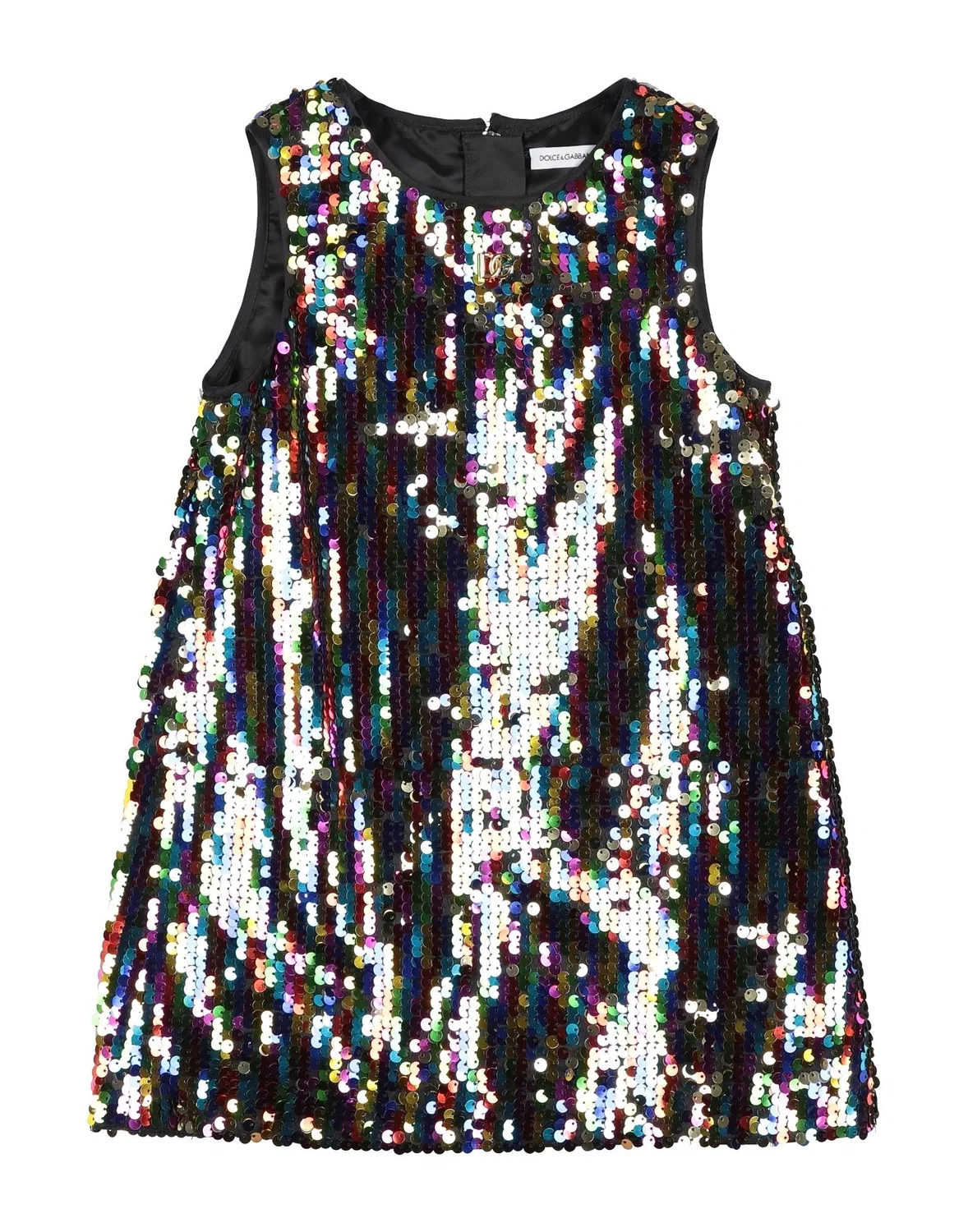 Детское платье из фатина для девочек с аппликациями Dolce&Gabbana, фуксия