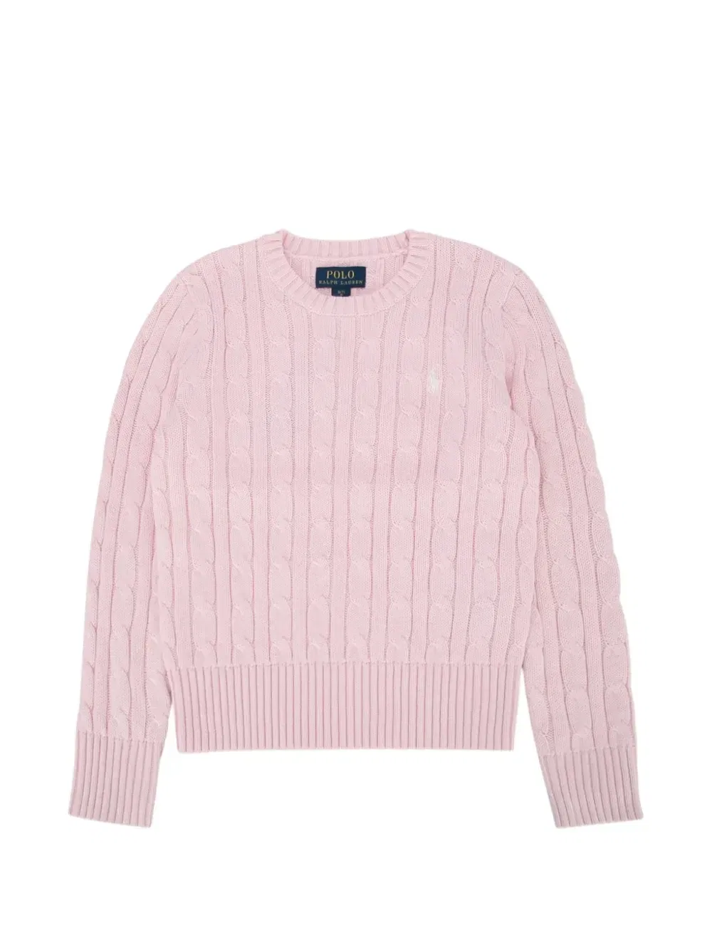 Вязаный свитер с длинными рукавами Polo Ralph Lauren Kids, розовый