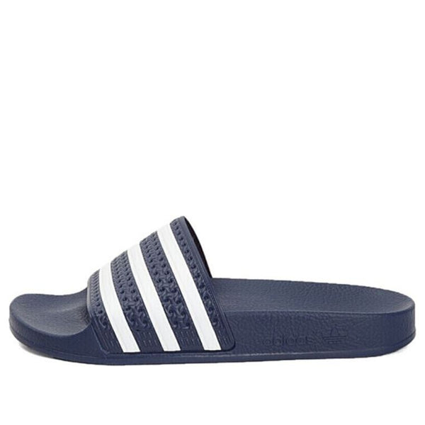 

Тапочки adilette slide 'adi blue white' Adidas, синий