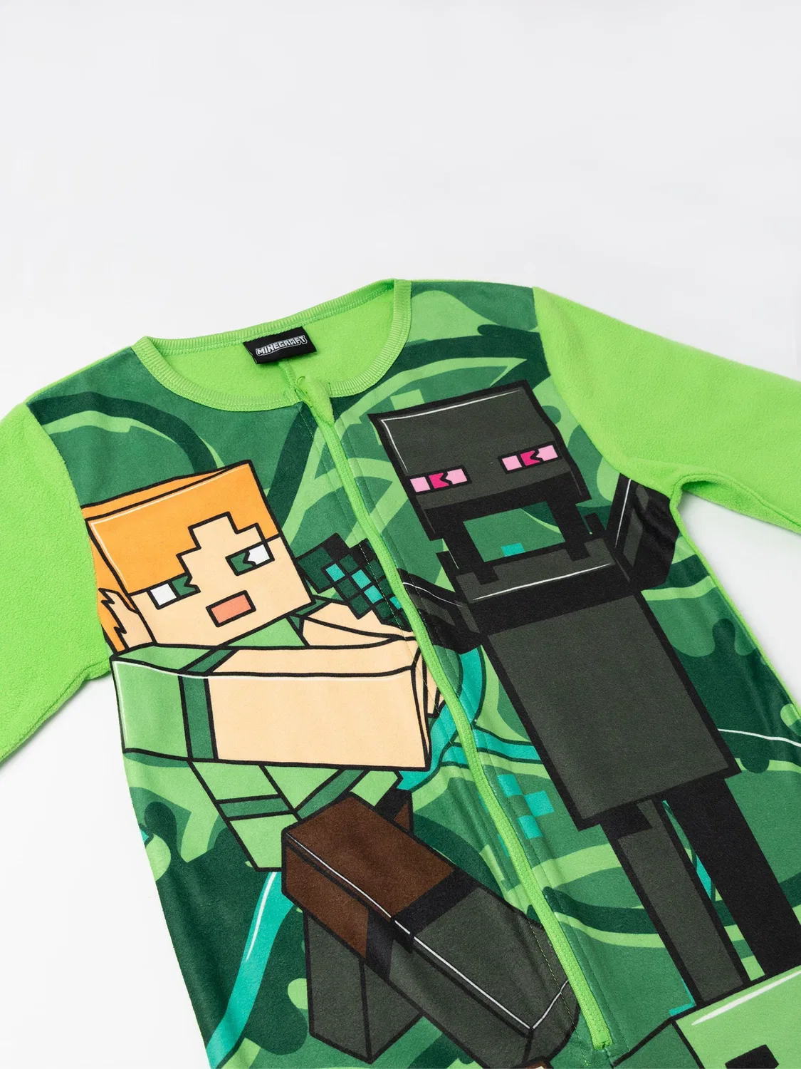 Комбинезон Minecraft Creeper Vanilla Underground, зеленый — фото 3