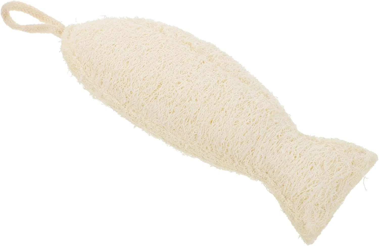 Мочалка для тела Mikinona, синтетический материал, 1 шт, 18.5x7x3 см, Beige