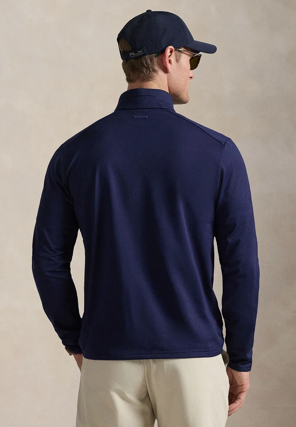 Классический крой, эластичный трикотаж, футболка с длинными рукавами Polo Ralph Lauren, Refined Navy — фото 3