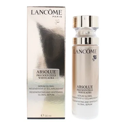 Сыворотка для лица 30 мл с экстрактом Lancôme Absolue Precious Cells White Aura Global Serum, White Aura