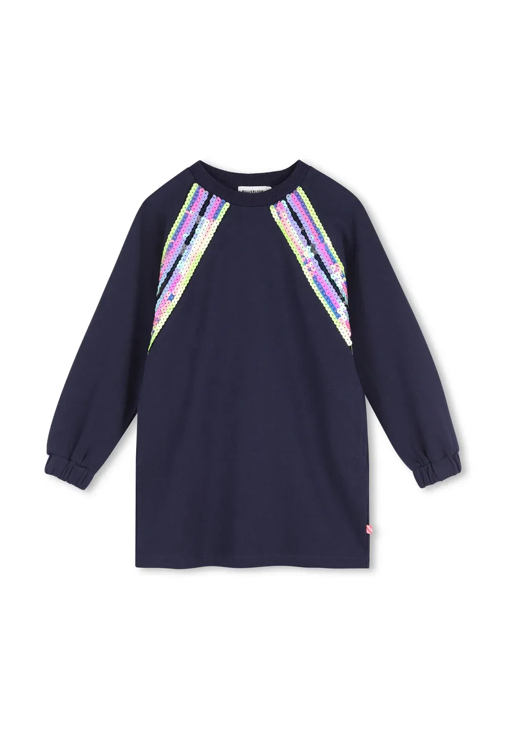 Платье для девочки - трикотажное платье Billieblush, Navy