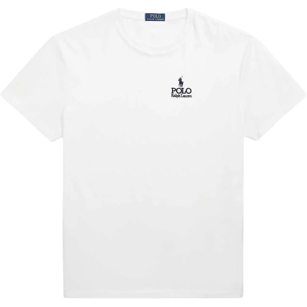Мужская футболка с круглым вырезом White Polo Ralph Lauren