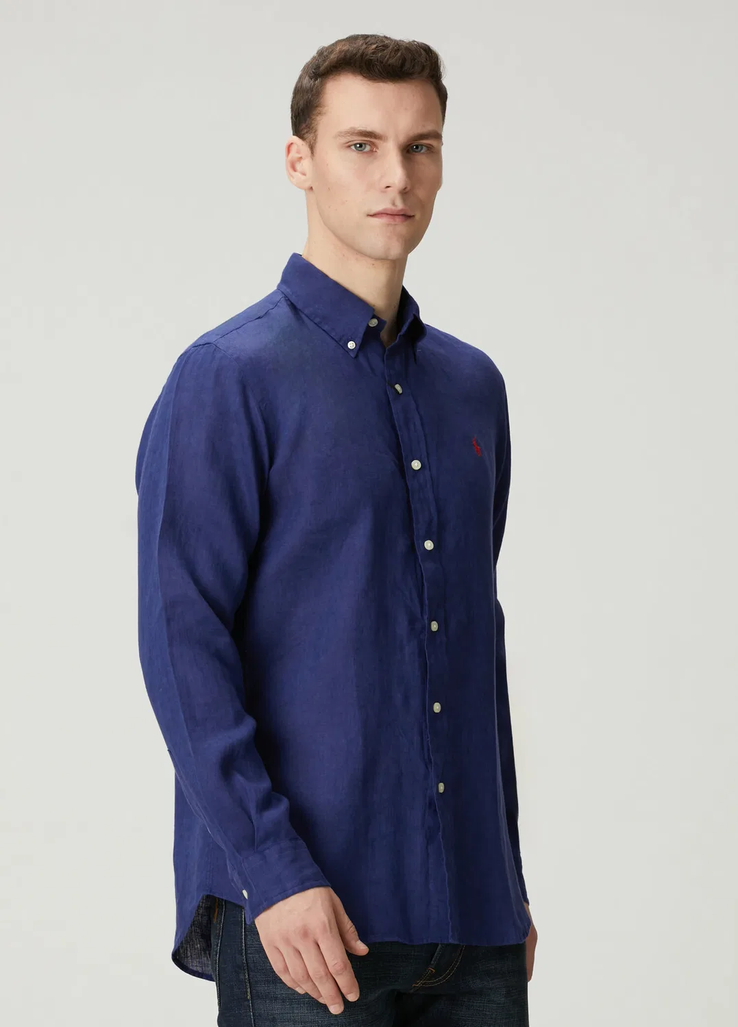 Рубашка Polo Ralph Lauren Lacivert, navy — фото 3