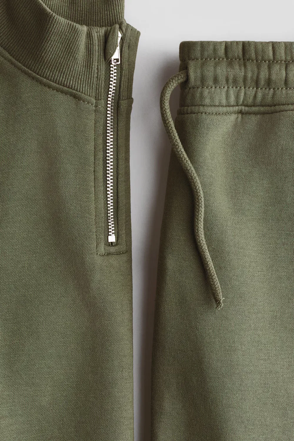 Комплект из двух толстовок H&M, Dunkles Khakigrün — фото 2