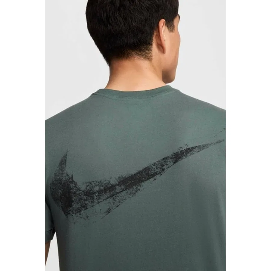 Мужская футболка с коротким рукавом Dri-FIT Fitness Nike, Зеленый — фото 4