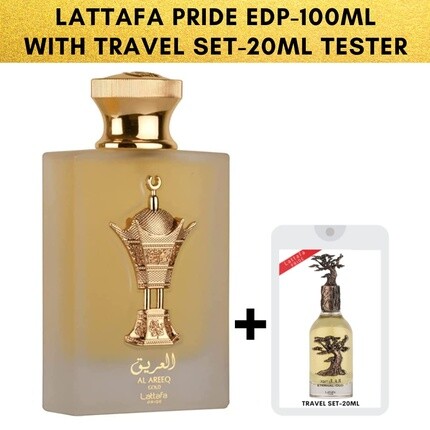 Al Areeq Gold EDP 100 мл с новым дорожным набором Eternal Oud Experience 20 мл унисекс от Lattafa Perfumes — фото 2