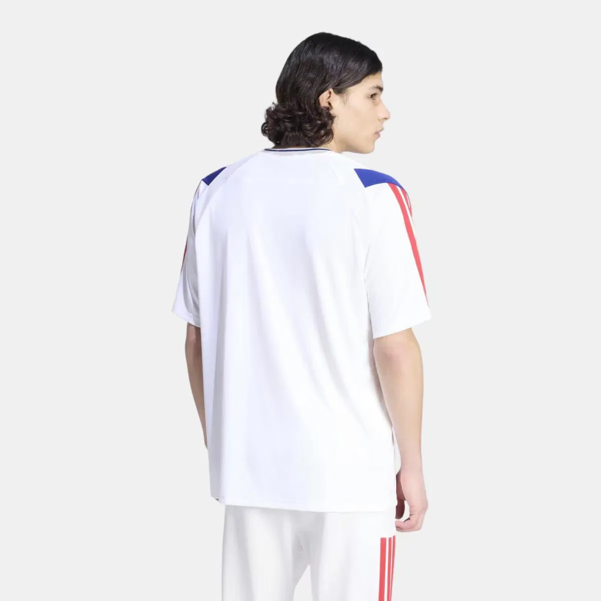 Мужская футболка, Tiro NP, adidas, белый красный — фото 2