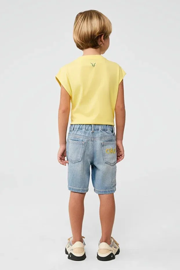 Детские шорты для мальчиков джинсовые Nbt Jeans, Blue — фото 4