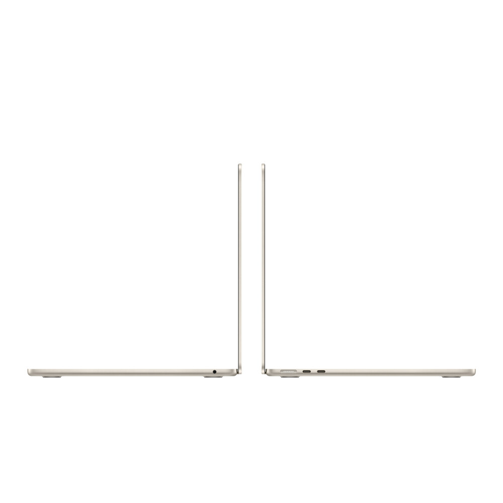 Ноутбук Apple MacBook Air 13.6'' M3, 16 ГБ/512 ГБ, 8 CPU/10 GPU, Starlight, английская клавиатура — фото 3