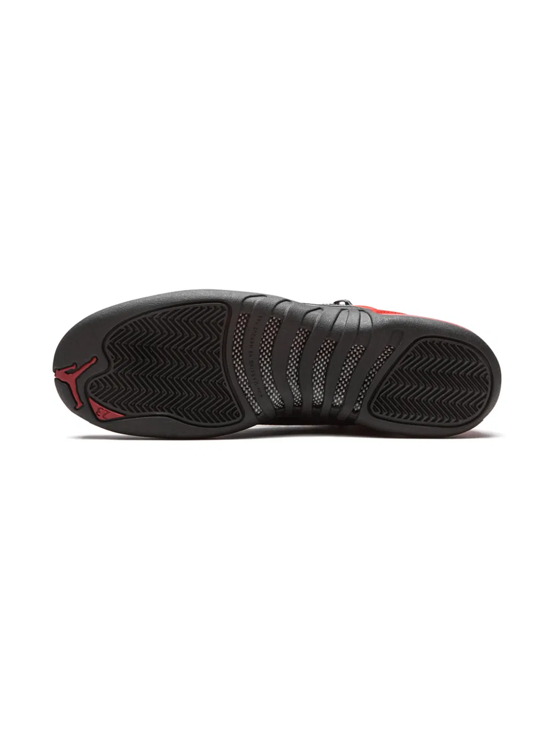 Кроссовки Air Jordan 12 Retro Reverse Flu Game, красный — фото 4